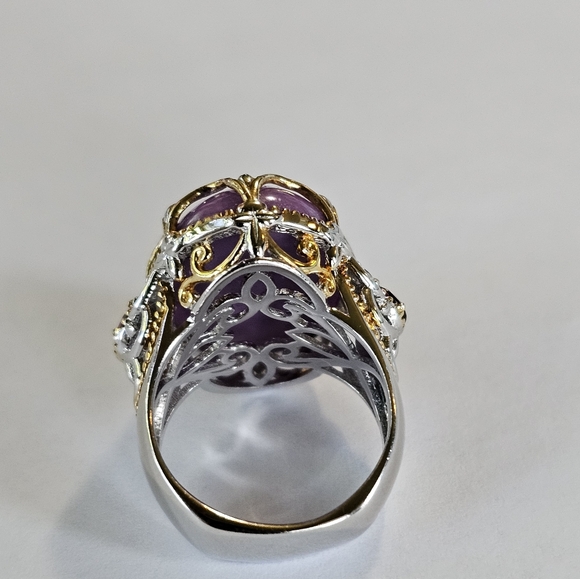 Genuine Sugilite and Rubellite Tourmaline Gems En Vogue 💍 Size 6! - Picture 3 of 9